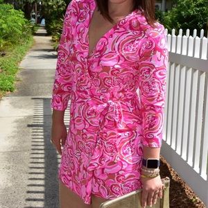 Lilly Pulitzer Romper. EUC. Size Large